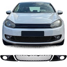 Grilaje fagure negru lucios pentru proiectoare VW Golf 6 2008-2013