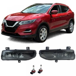 Set proiectoare ceata fumurii cu becuri pentru Nissan Qashqai 2017-2021