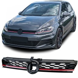 Grila radiator negru lucios pentru VW Golf 7 GTI Facelift 2017-2020
