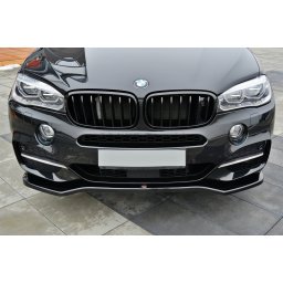 Spoiler frontal Maxton Design pentru BMW X5 F15 M 2013-2018, lac negru