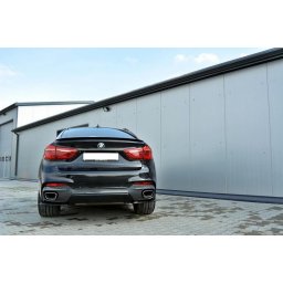 Extensii laterale bara spate Maxton Design BMW X6 F16 M Technik lac negru