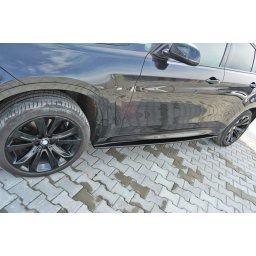 Adaugiri praguri Maxton Design M Technik pentru BMW X6 F16, lac negru