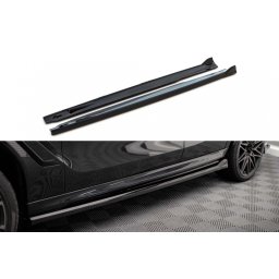 Adaugiri praguri Maxton Design pentru BMW X6M F96 2020+, lac negru
