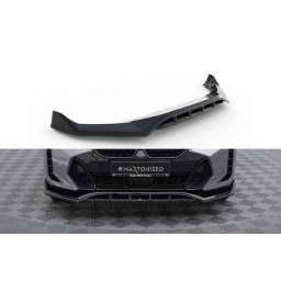 Spoiler bara fata Maxton Design V2 pentru BMW X6 G06 M, lac negru