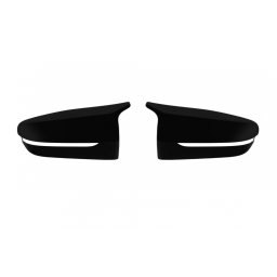 Capace oglinzi tip M5 BMW Seria 2, 3, 4, 5, 7, 8 G, lac negru