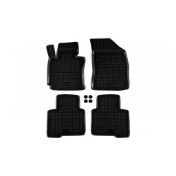 Covorase auto din cauciuc pentru SsangYong Korando 2019+, set 4 piese negre