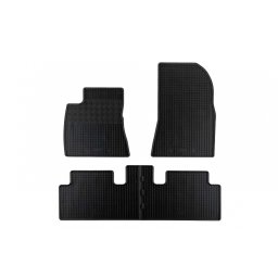 Covorase auto din cauciuc pentru Tesla Model 3 2017+, set 4 piese negre