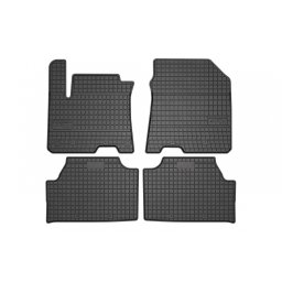 Covorase auto din cauciuc Hyundai Kona Electric EV 2018-2023, set 4 piese negre
