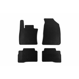 Covorase auto din cauciuc pentru SsangYong Tivoli si Tivoli Grand 2015+, set 4 piese negre