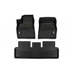 Mochete auto cauciuc 5D Tesla Model 3 2017-2023, 3 piese, negre