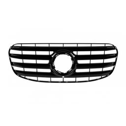 Grila frontala tip OE din lac negru pentru Mercedes GLS X167 2024+ cu 4 raze