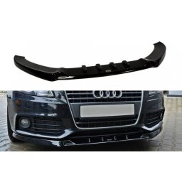 Spoiler bara fata Maxton Design V1 pentru Audi A4 B8 2007-2011, lac negru