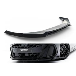 Spoiler bara fata Audi A6 C9 Avant S-Line 2025+ Maxton V1 lac negru