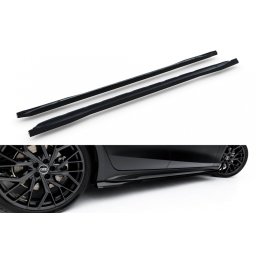 Aditive praguri Maxton Design V1 pentru Audi A6 C9 Avant S-Line, lac negru