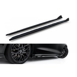 Aditive praguri Maxton Design V.2 pentru Audi A6 C9 Avant S-Line, lac negru