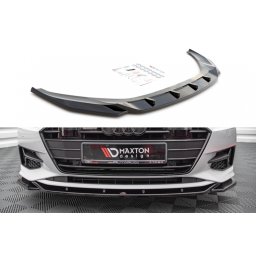 Spoiler bara fata Maxton Design V1 pentru Audi A7 C8 2018+ lac negru