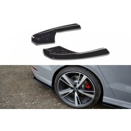 Extensii laterale bara spate Maxton Design pentru Audi A3 8V RS3 sedan, lac negru