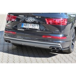 Extensii laterale bara spate Audi Q7 4M SQ7/S-Line 2015-2019, lac negru