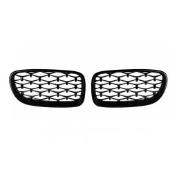 Grile radiator tip diamant lac negru pentru BMW Seria 5 F10/F11 2010-2017