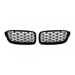 Grile radiator tip diamant lac negru pentru BMW Seria 3 F30/F31 2012-2018