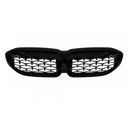 Grile radiator diamant lac negru pentru BMW Seria 3 G20/G21 2019-2022