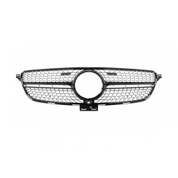 Grila diamantata lac negru pentru Mercedes GLE W166 SUV si C292 Coupe