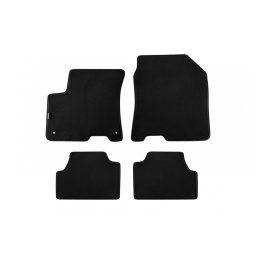 Covorase auto textile Hyundai Kona Electric 2018-2023, 3 straturi, set 4 piese negre