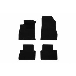 Covorase auto textile Rigum pentru Nissan Juke 2010-2020, set 4 piese, negre