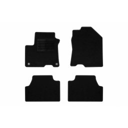 Mochete textile Rigum pentru Hyundai Kona Electric 2018-2023, set 4 piese negre