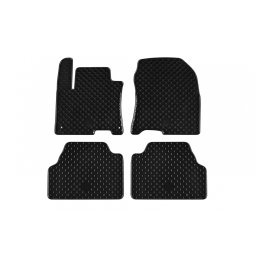 Covorase auto din cauciuc pentru Hyundai Kona Electric 2019-2023, set 4 piese