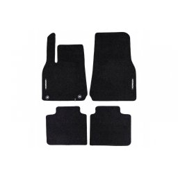 Mochete textile Frogum Horizon pentru Tesla Model Y 2020-2025, set 4 piese, negre