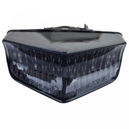 Stop spate LED fumuriu cu sticla clara pentru Yamaha WR 250 R / X