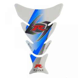 Autocolant rezervor motocicleta Race alb-albastru pentru Suzuki Honda KTM Yamaha