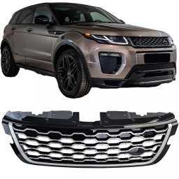 Grila radiator sport negru argintiu pentru Range Rover Evoque L551 2019+