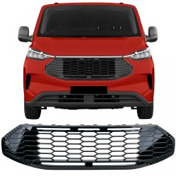 Grila radiator negru lucios fara emblema pentru Ford Tourneo Transit Custom 2023