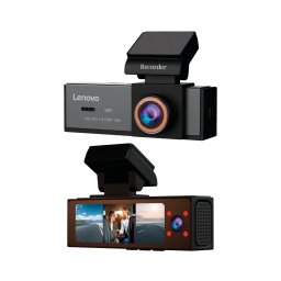 Camera DVR auto Lenovo Q7 cu 3 camere, 4K fata, WiFi si monitorizare parcare