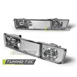Semnalizari frontale chrome cu proiectoare pentru VW Golf 3 si Vento