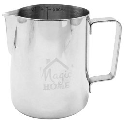 Cana pentru lapte MagicHome CM019 din inox, 350 ml, pentru cafea