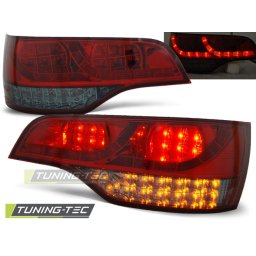 Stopuri LED fumurii rosii pentru Audi Q7 2006-2009, set stanga-dreapta