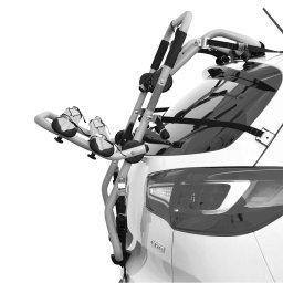 Suport auto 2 biciclete Peruzzo Padova 650 ALU cu prindere pe haion