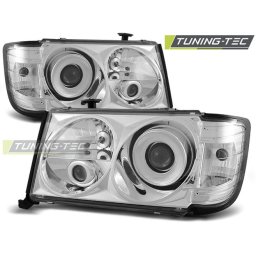 Faruri chrome cu proiector pentru Mercedes W124 E-Class 1993-1995