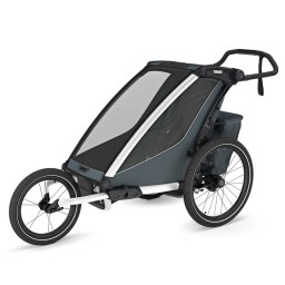 Carucior multisport pentru 1 copil Thule Chariot Cross 2, Dark Slate