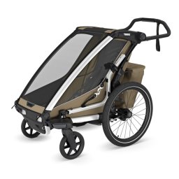 Carucior multisport pentru 1 copil Thule Chariot Cross 2, Faded Khaki