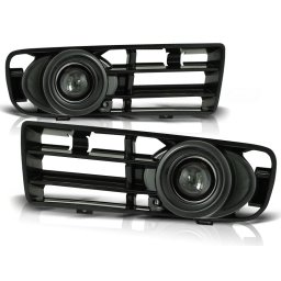 Proiectoare ceata negre pentru VW Golf 4, cu becuri H3 incluse