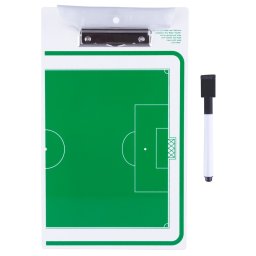Tabla tactica reversibila pentru fotbal inSPORTline SC71, 40 x 24 cm