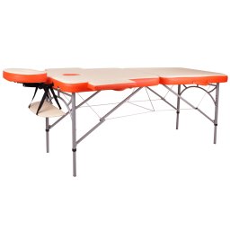 Masa de masaj pliabila din aluminiu inSPORTline Tamati, 2 segmente
