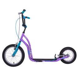 Trotineta sport inSPORTline Suter SE cu roti gonflabile 16/12, mov-albastru