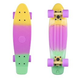 Penny board Fish Classic 22 inch, 3 culori, compact pentru oras