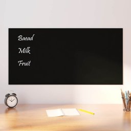 Tabla magnetica de perete, negru, 100x50 cm, sticla securizata GartenMobel Dekor