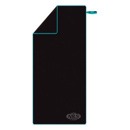 Prosop din microfibra Nils NCR13 negru, 200 x 90 cm, uscare rapida